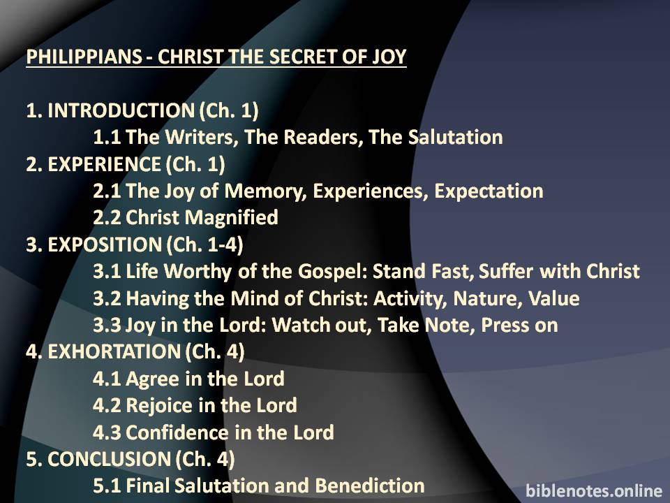 Philippians - Christ The Secret of Joy