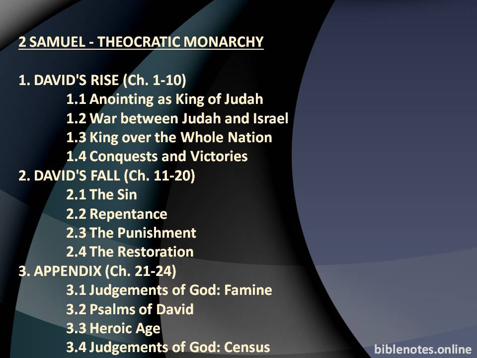 2 Samuel - Theocratic Monarchy