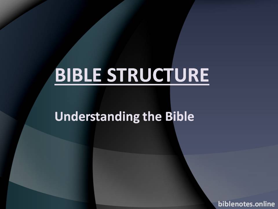 Bible Structure: Understanding the Bible
