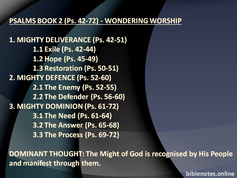 Psalms 42-72 - Wondering Worship