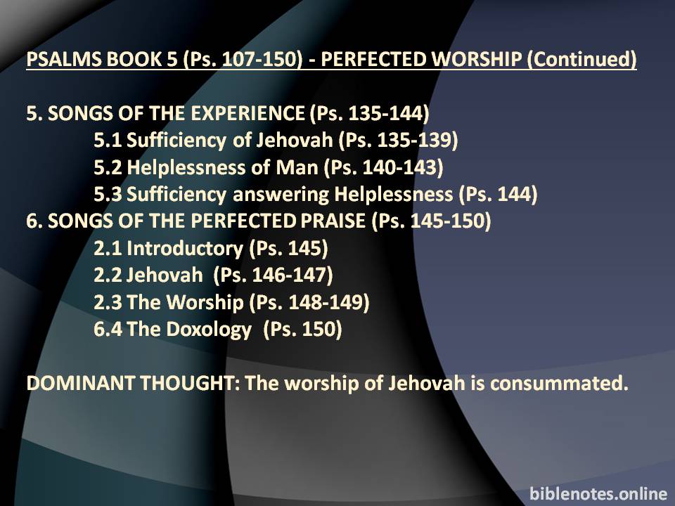 Psalms 107-150 - Perfected Worship (2/2)