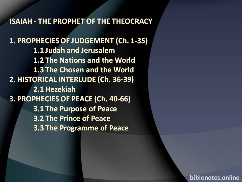Isaiah - The Prophet of the Theocracy