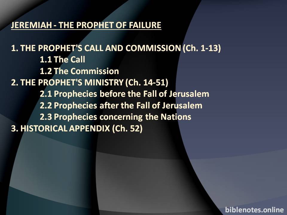Jeremiah - The Prophet of Failure