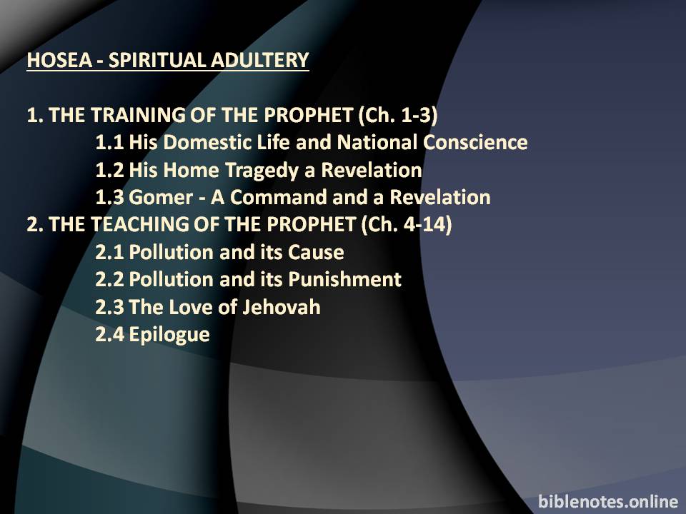 Hosea - Spiritual Adultery