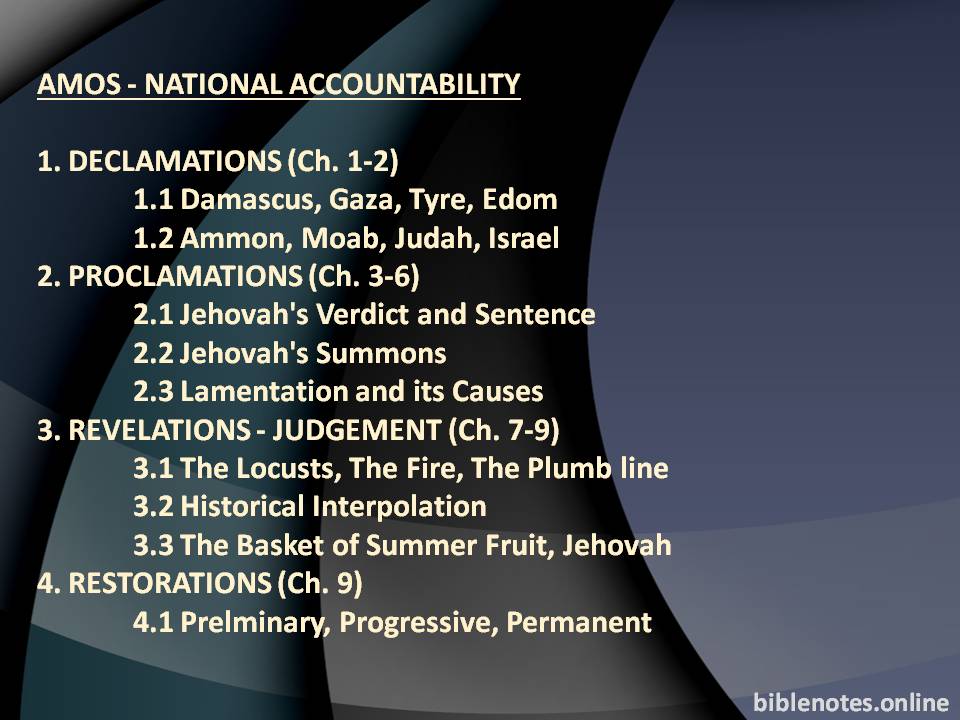 Amos - National Accountability