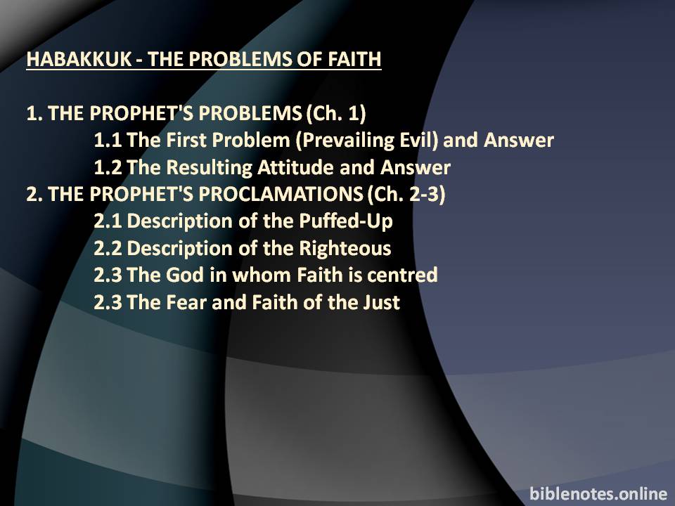 Habakkuk - The Problems of Faith