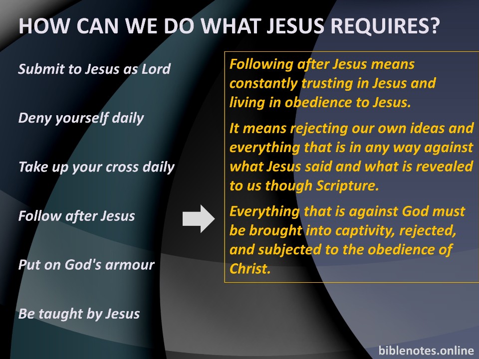 Follow After Jesus