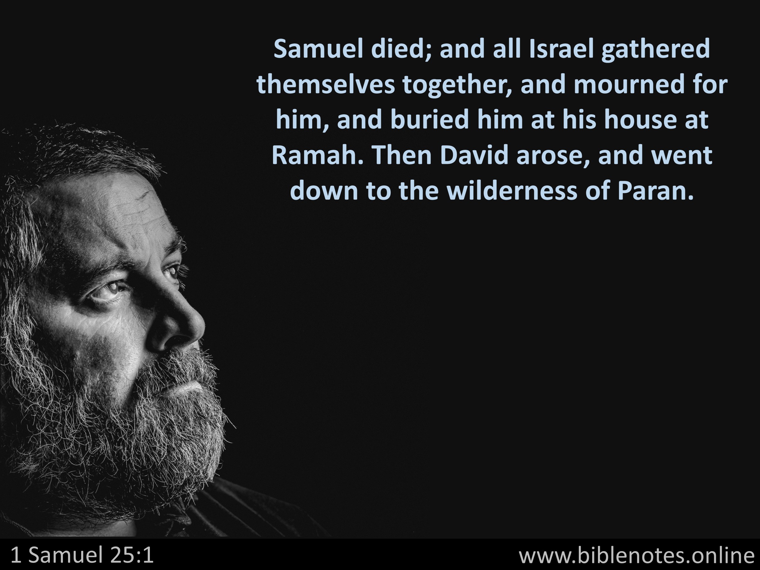 Bible Verse from 1 Samuel Chapter 25