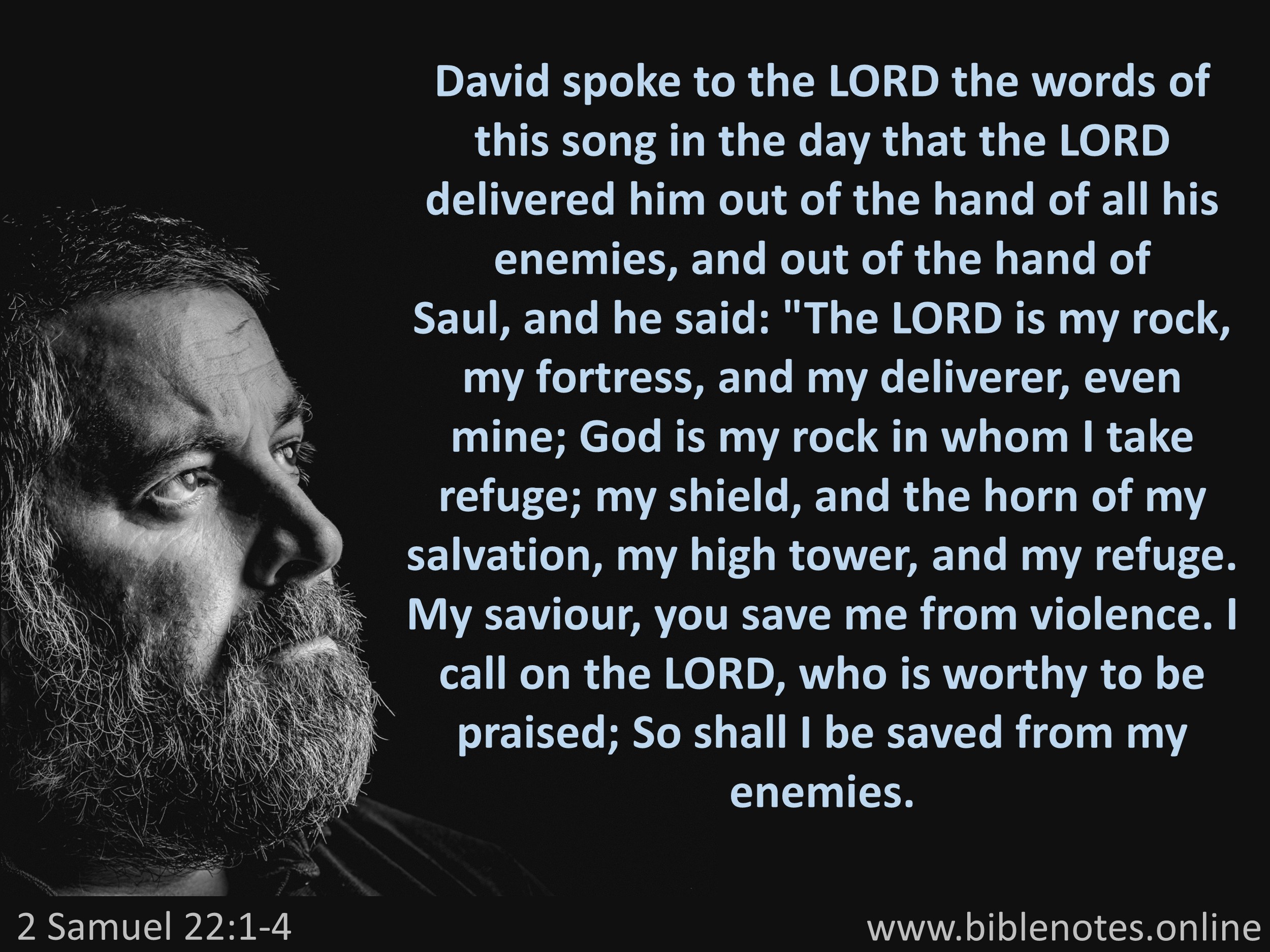 Bible Verse from 2 Samuel Chapter 22