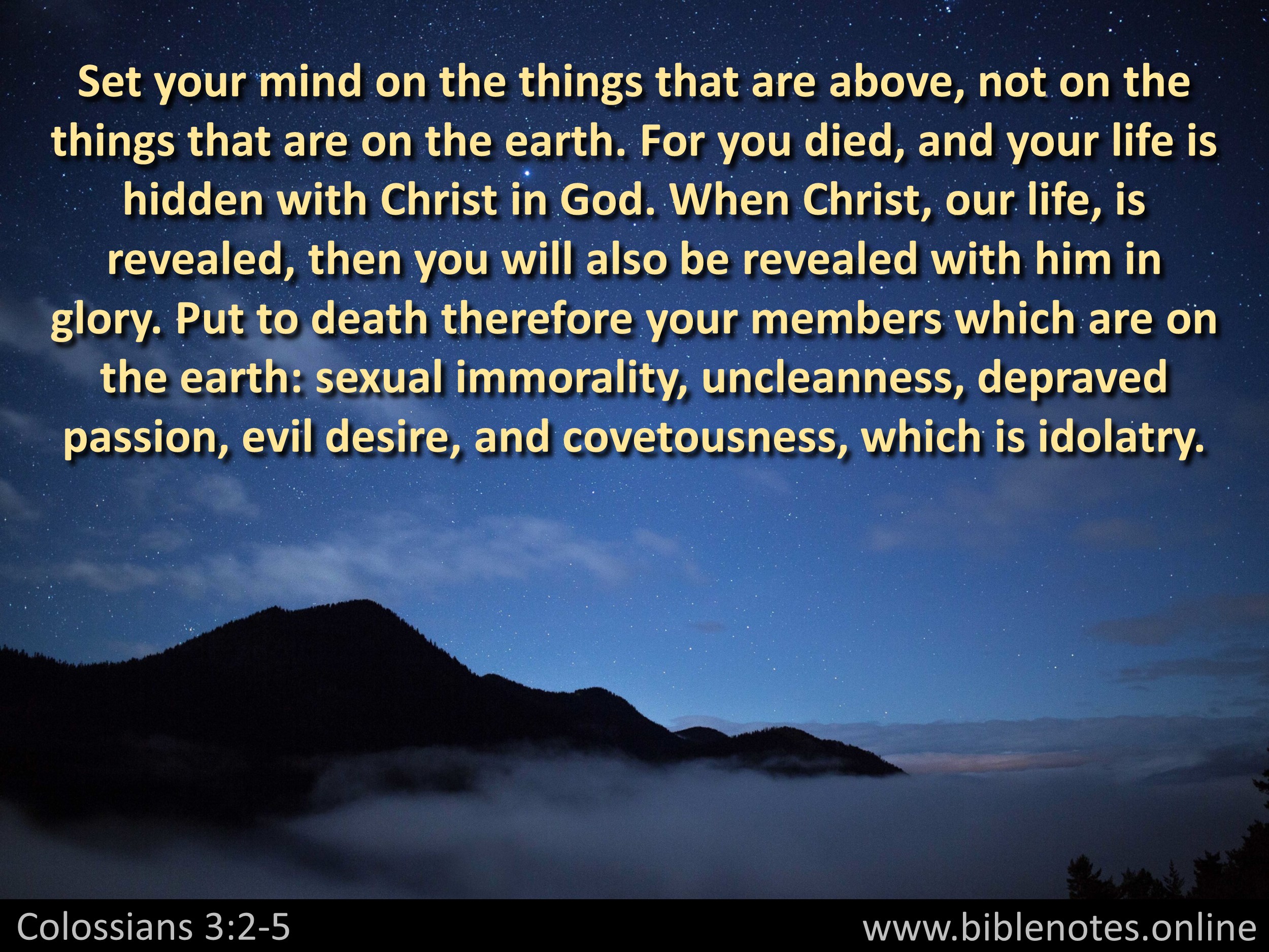 Bible Verse from Colossians Chapter 3