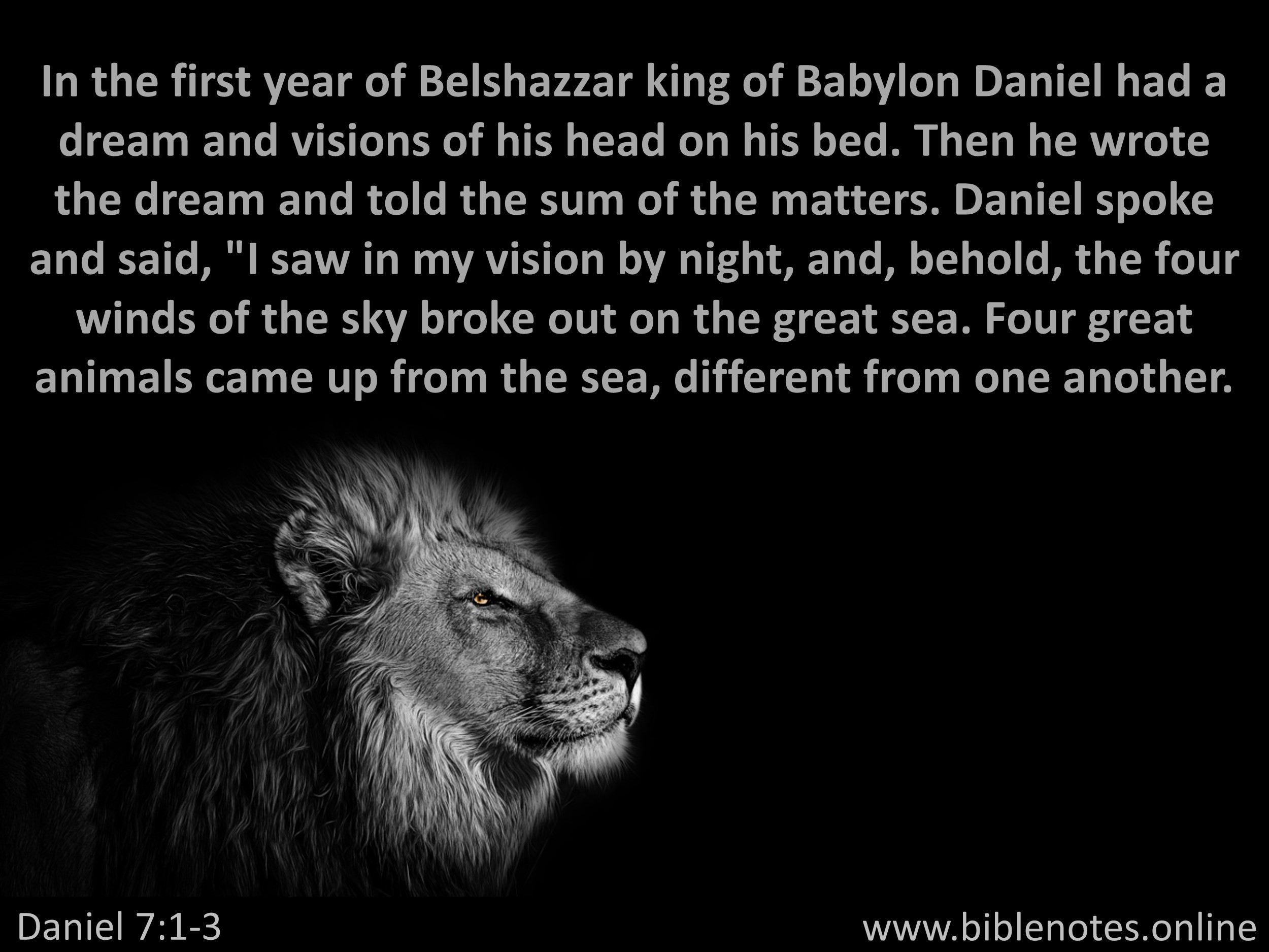 Bible Verse from Daniel Chapter 7