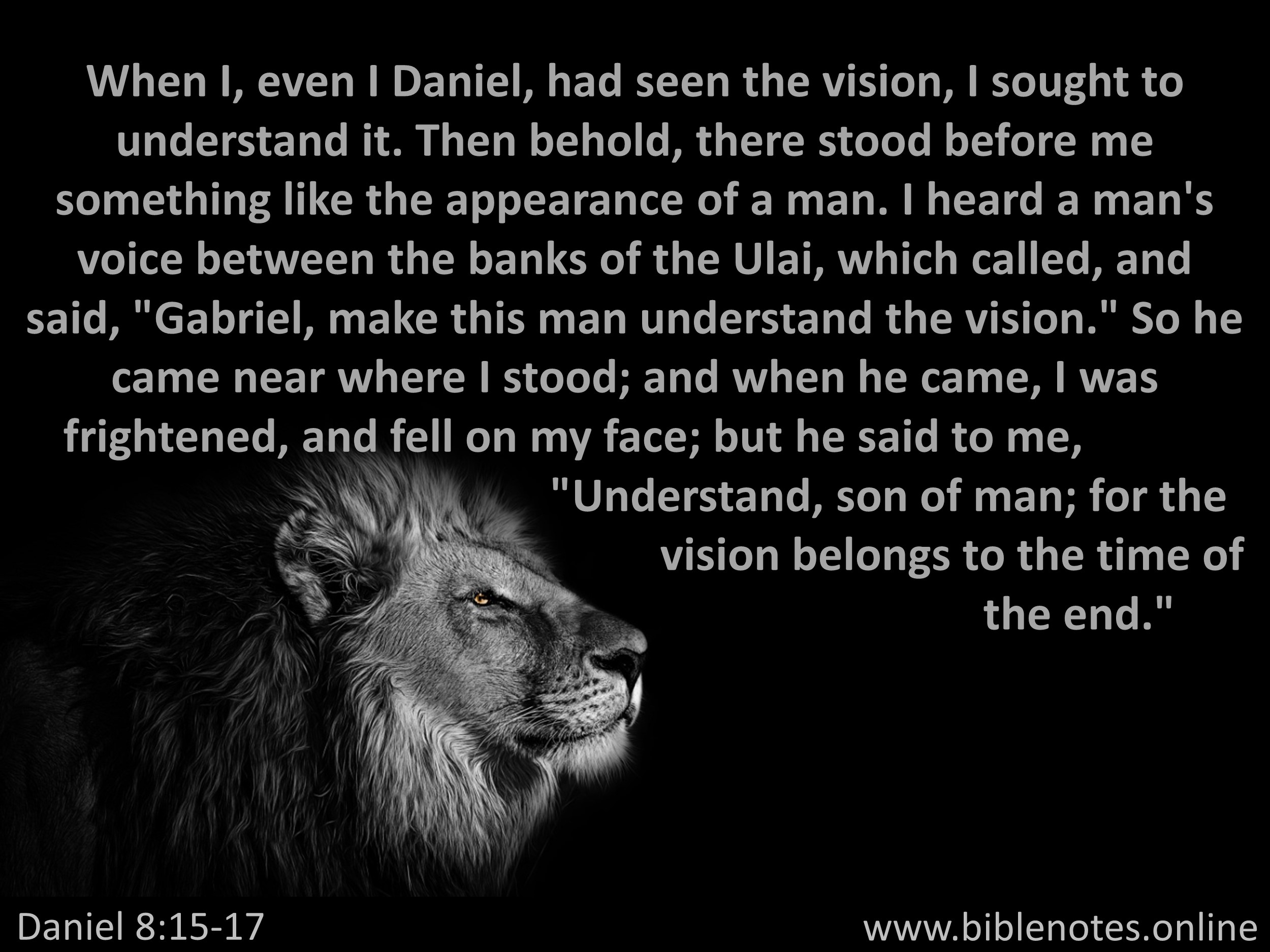 Bible Verse from Daniel Chapter 8