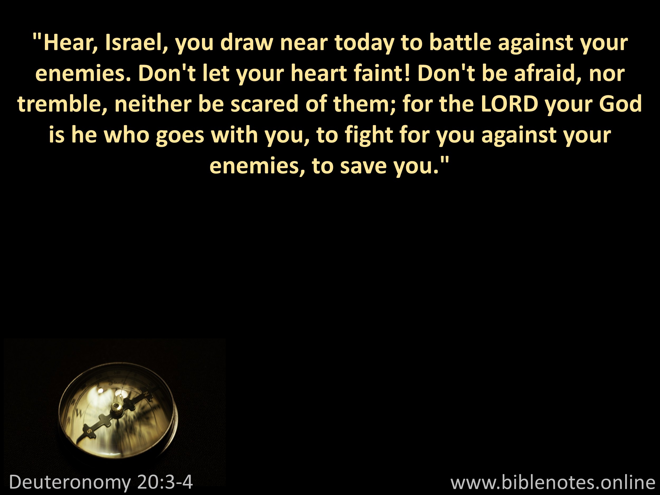 Bible Verse from Deuteronomy Chapter 20