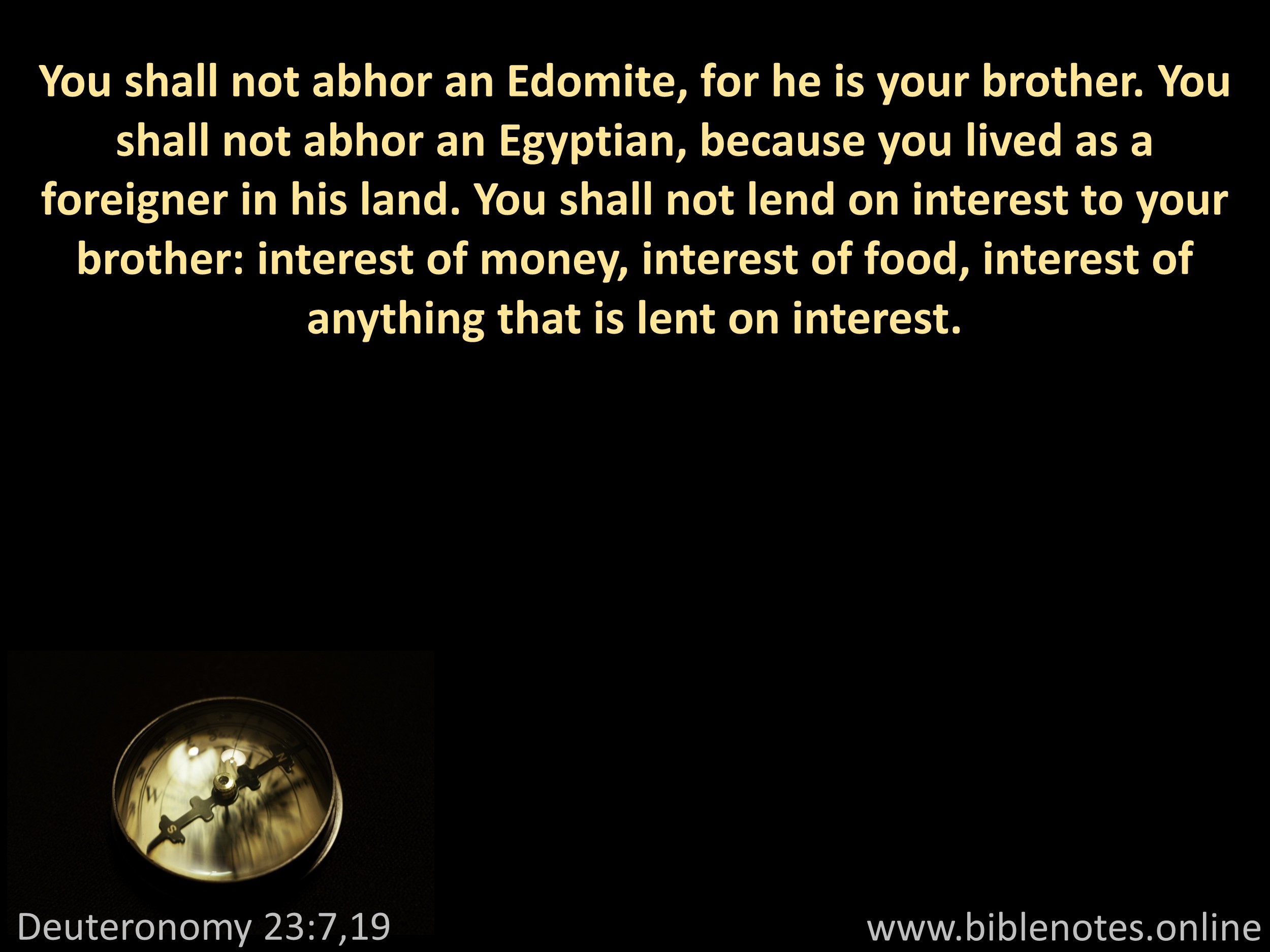 Bible Verse from Deuteronomy Chapter 23