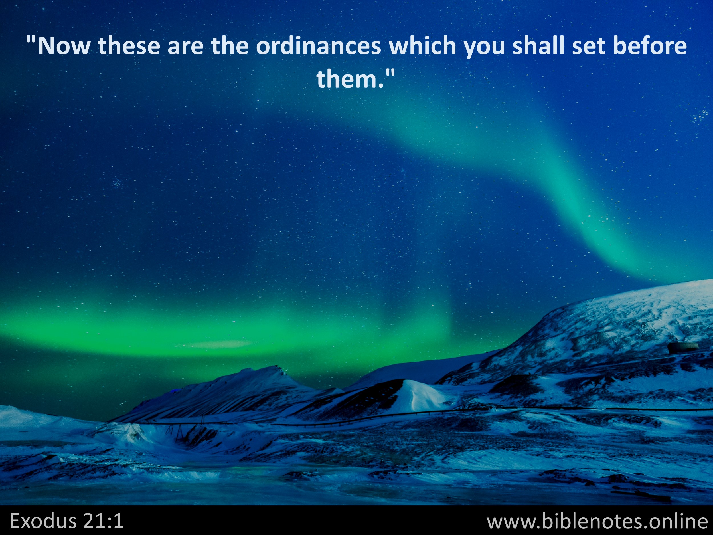 Bible Verse from Exodus Chapter 21