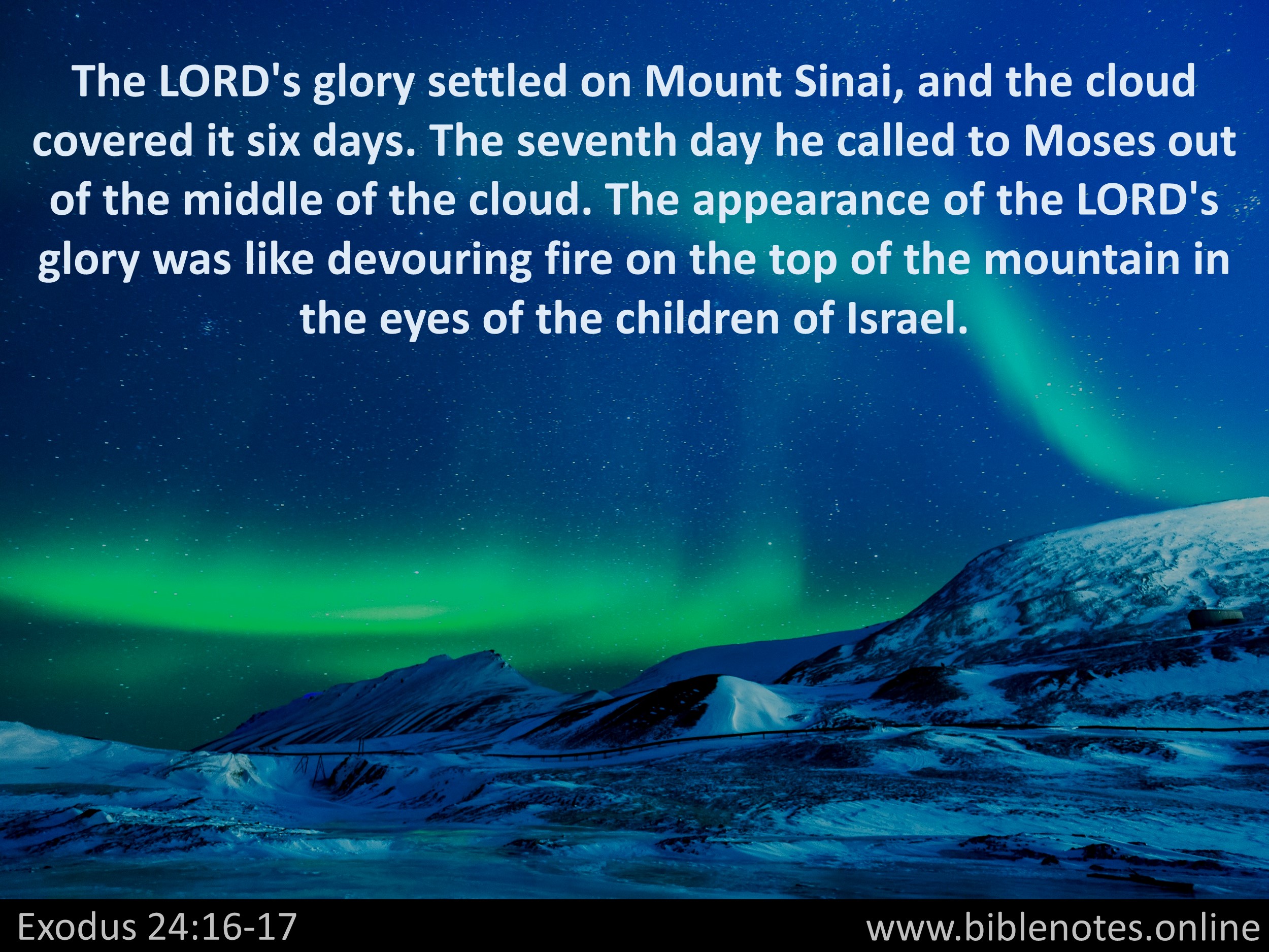 Bible Verse from Exodus Chapter 24