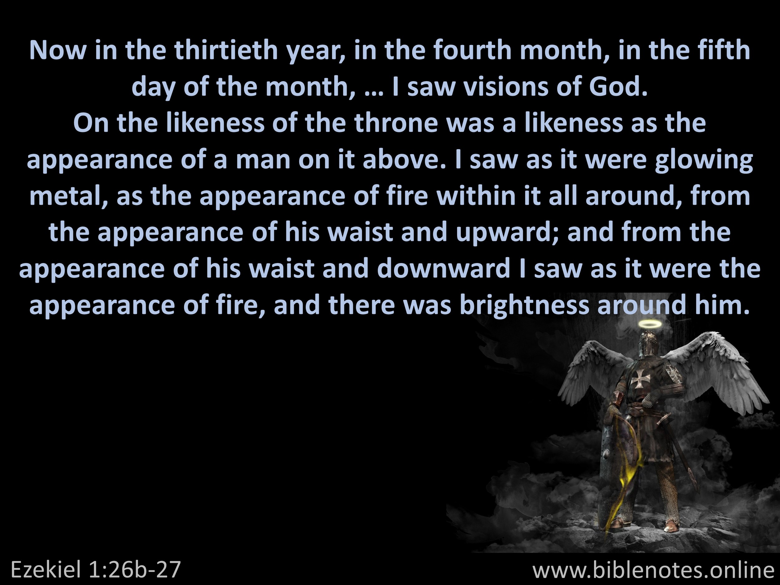 Bible Verse from Ezekiel Chapter 1