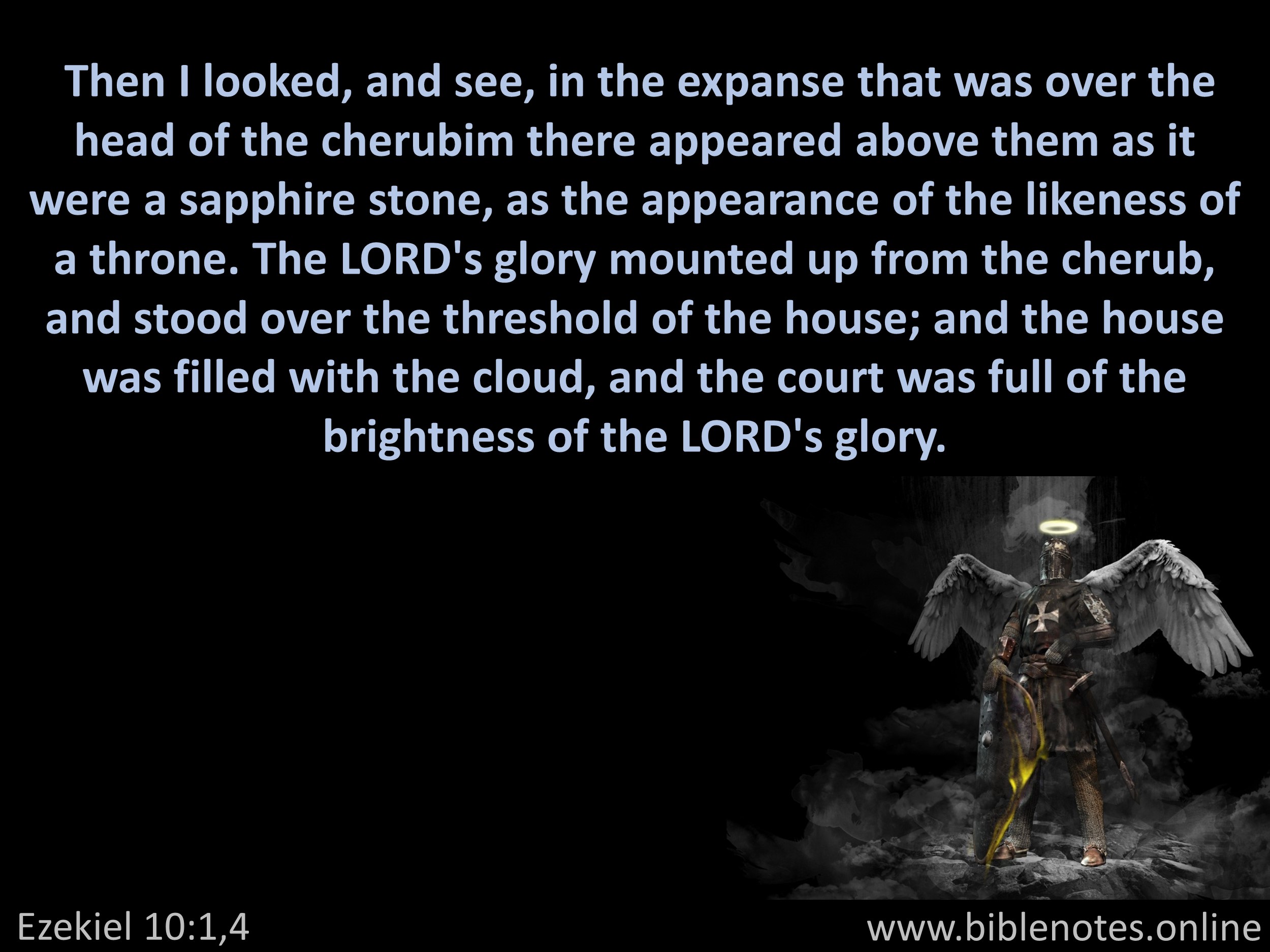Bible Verse from Ezekiel Chapter 10