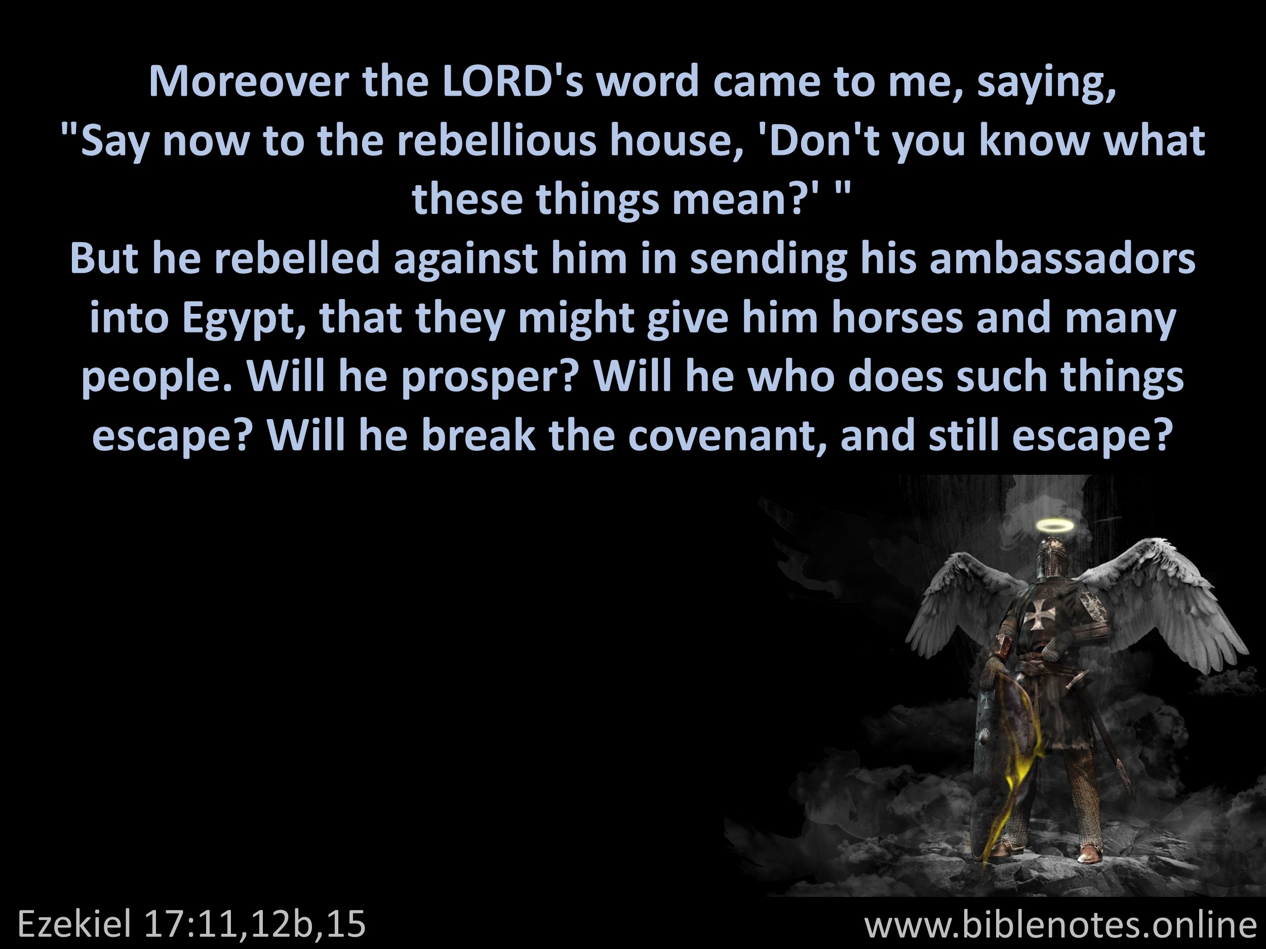Bible Verse from Ezekiel Chapter 17