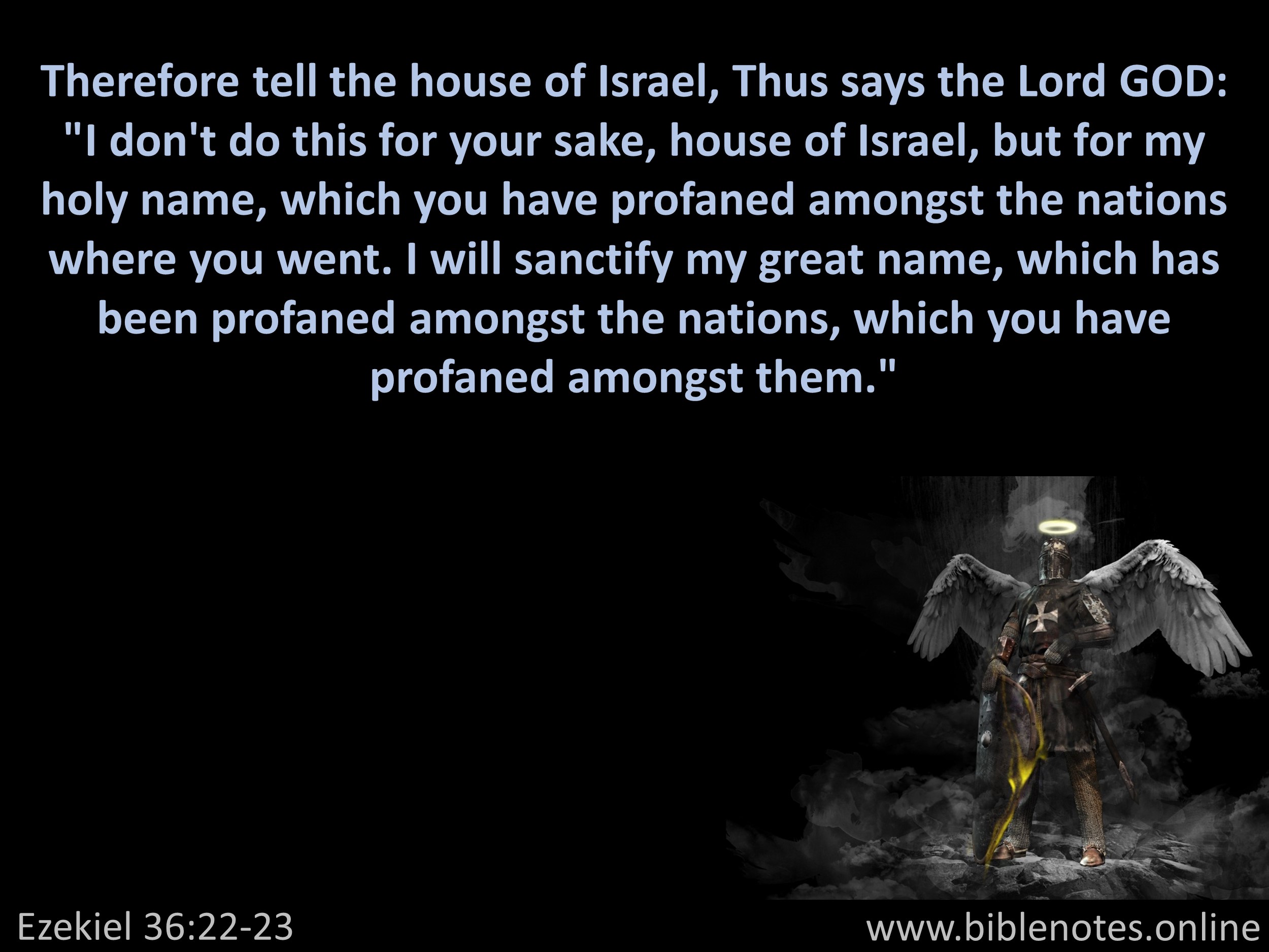 Bible Verse from Ezekiel Chapter 36