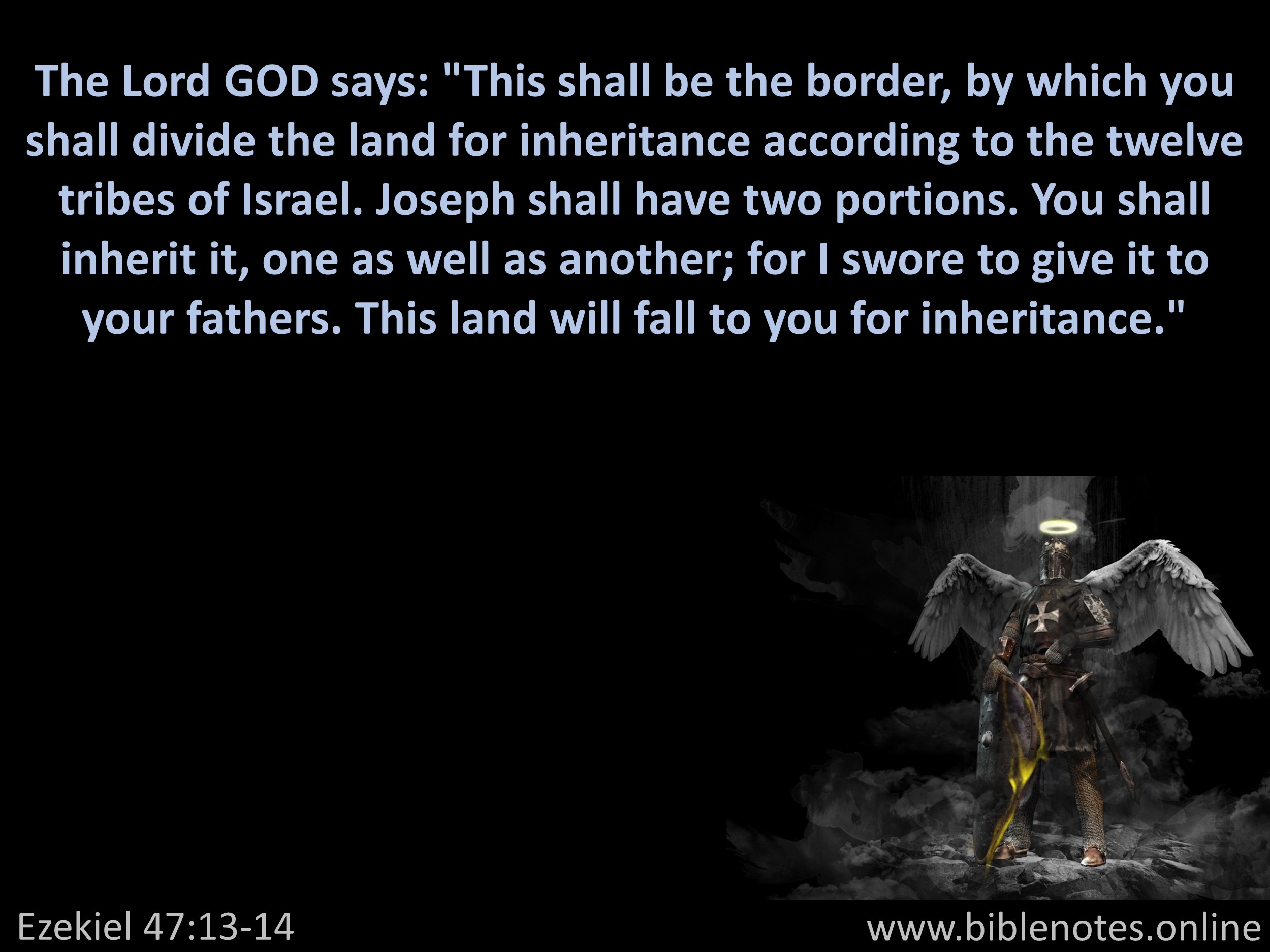 Bible Verse from Ezekiel Chapter 47