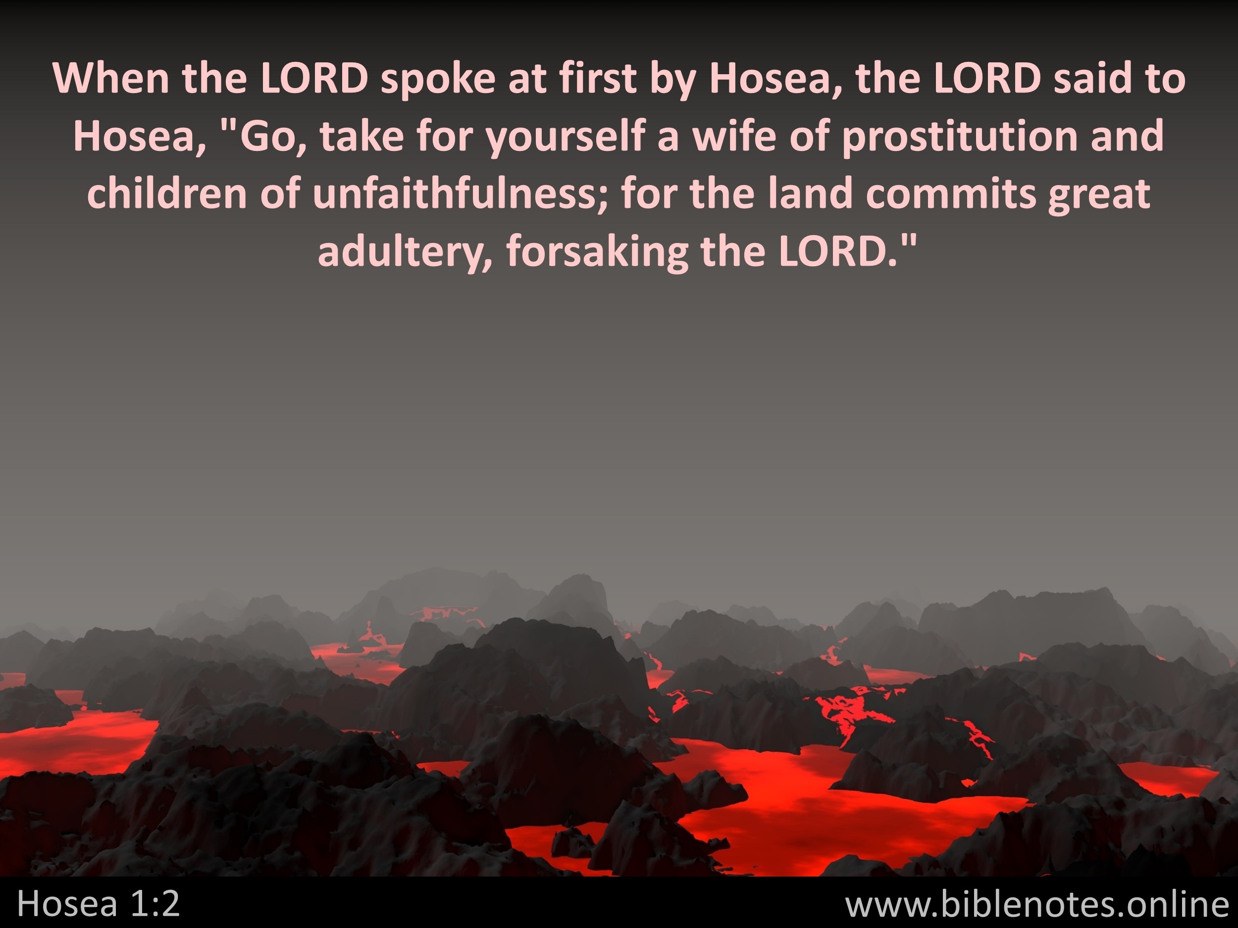 Bible Verse from Hosea Chapter 1