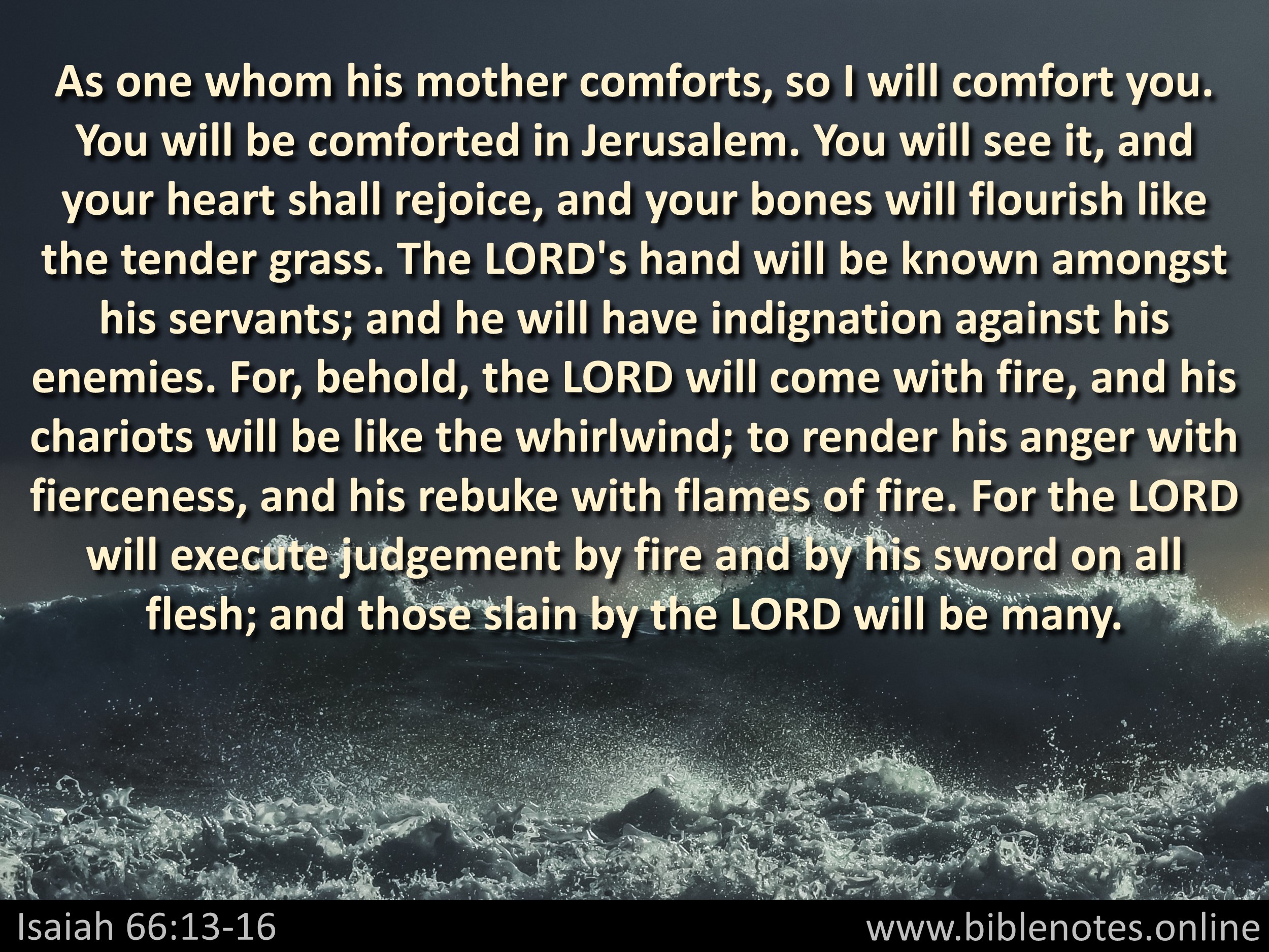 Bible Verse from Isaiah Chapter 66