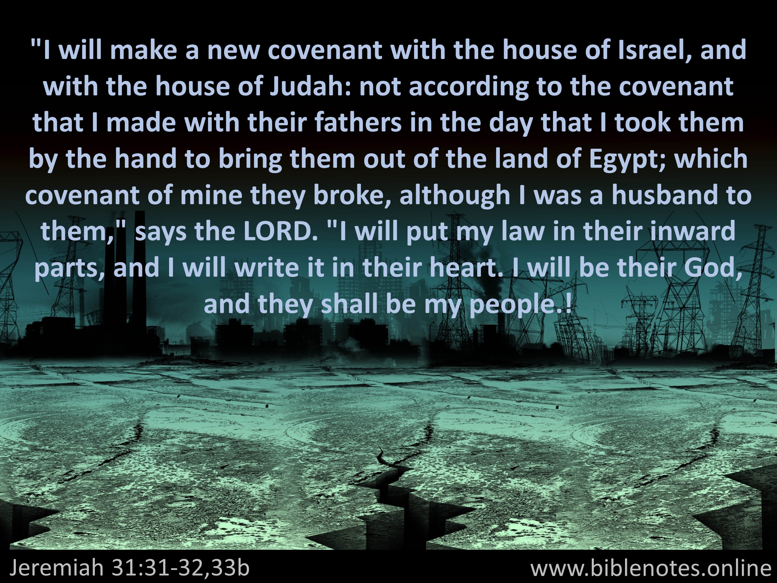 Bible Verse from Jeremiah Chapter 31