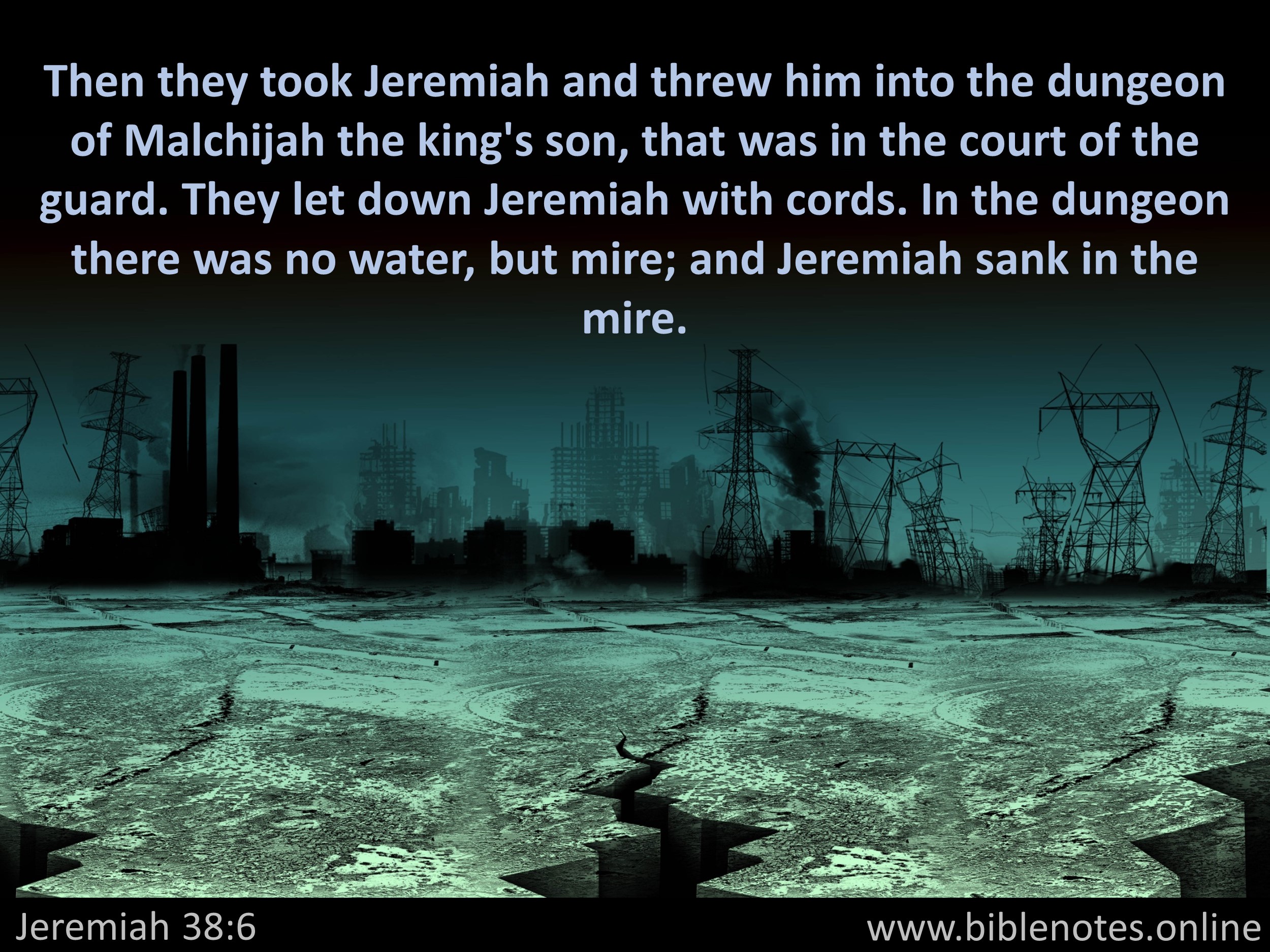 Bible Verse from Jeremiah Chapter 38