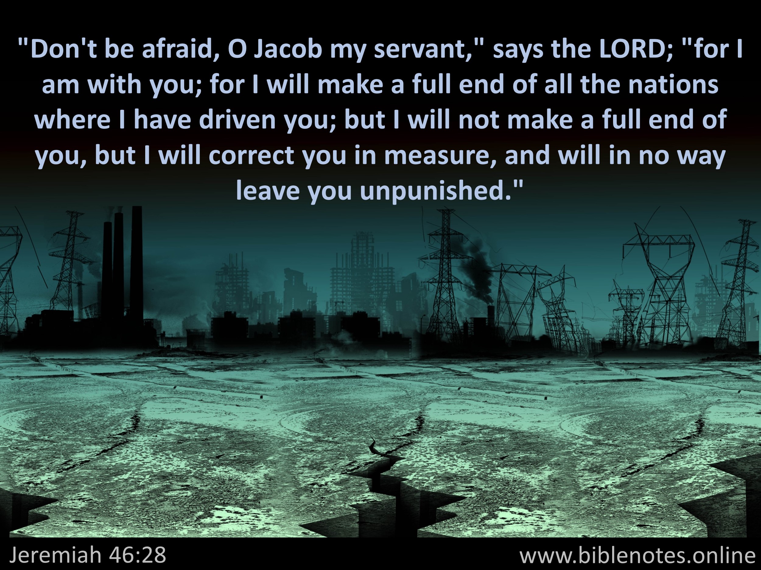 Bible Verse from Jeremiah Chapter 46