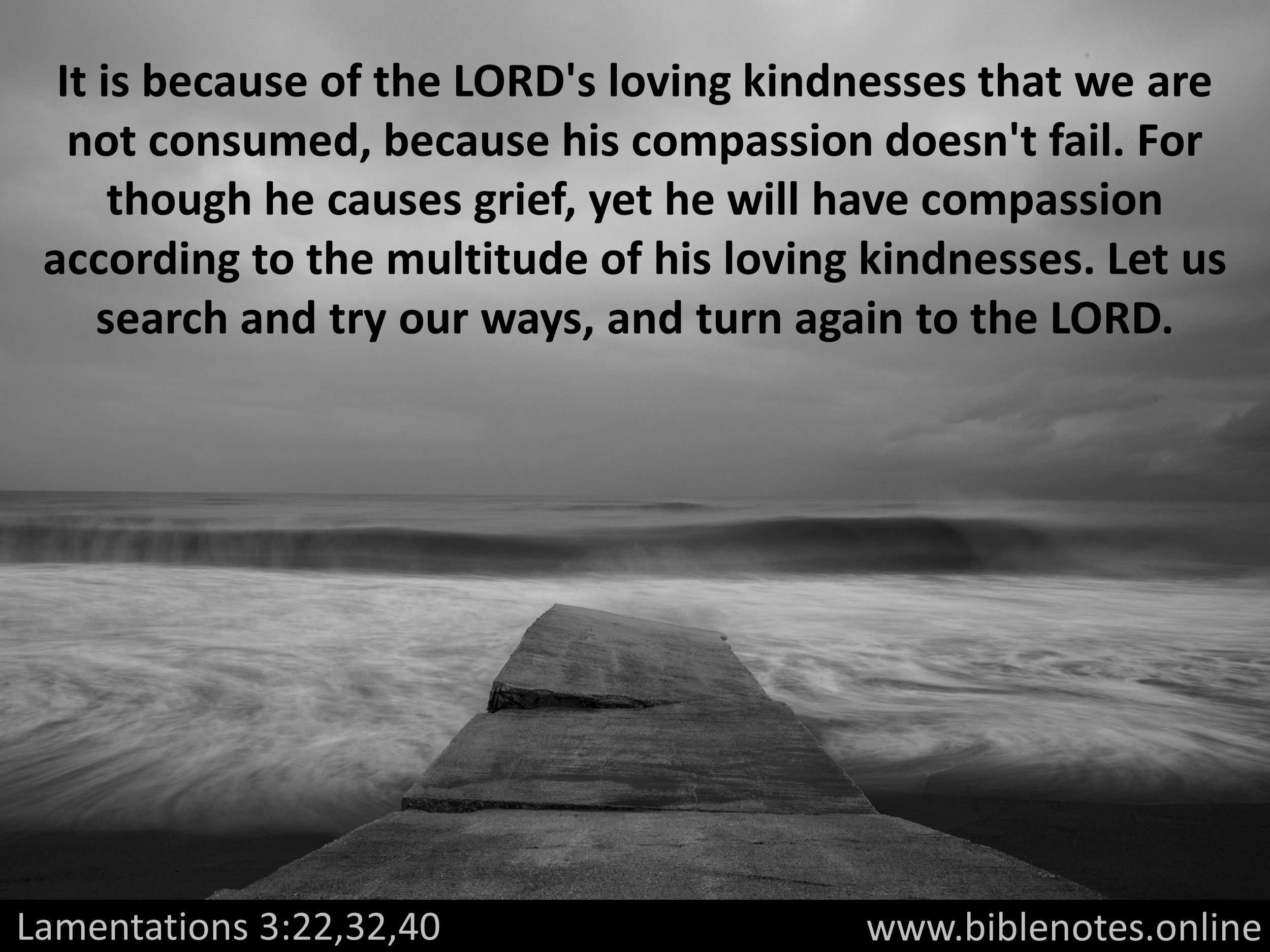 Bible Verse from Lamentations Chapter 3
