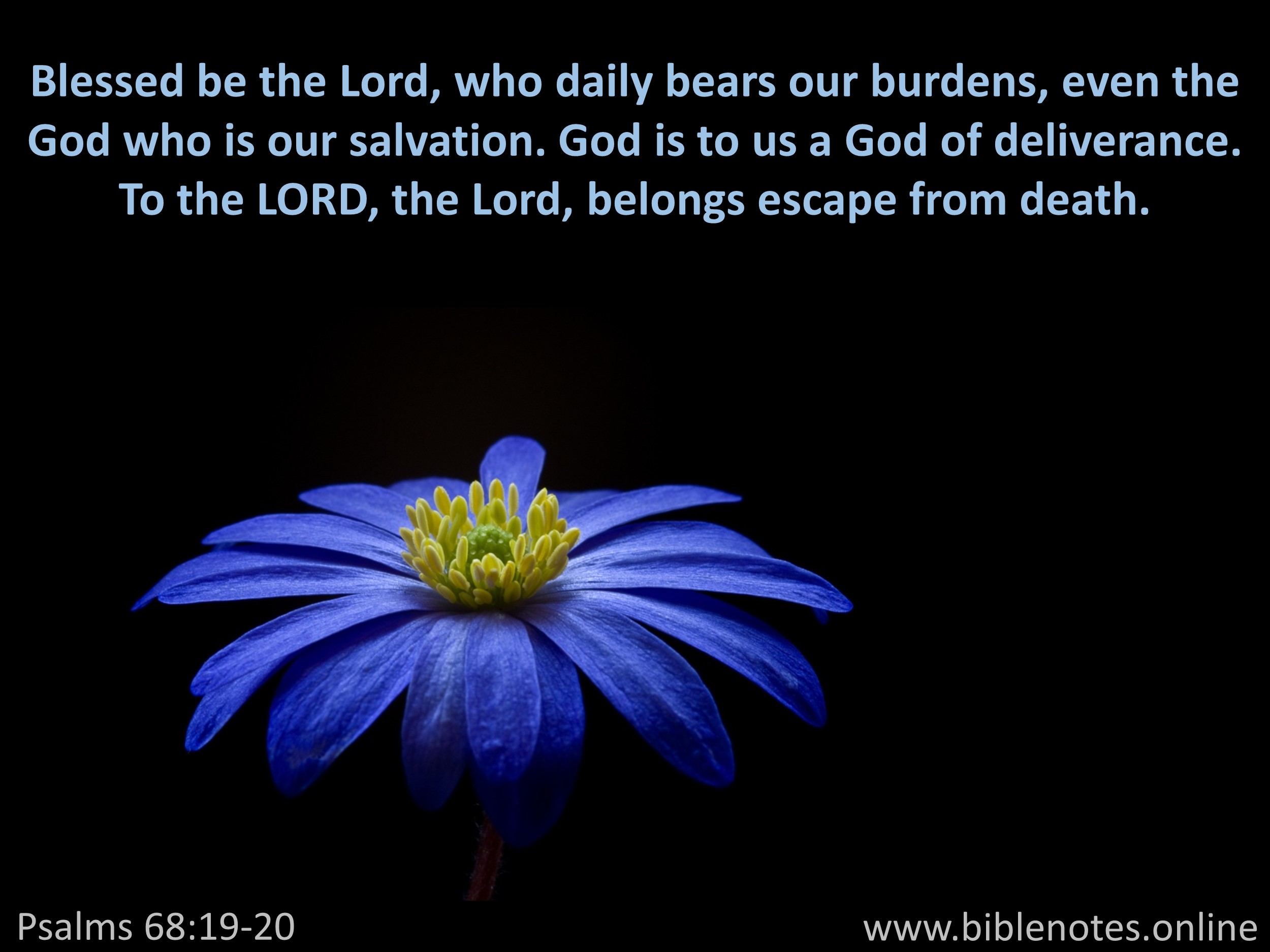 Bible Verse from Psalms Chapter 68