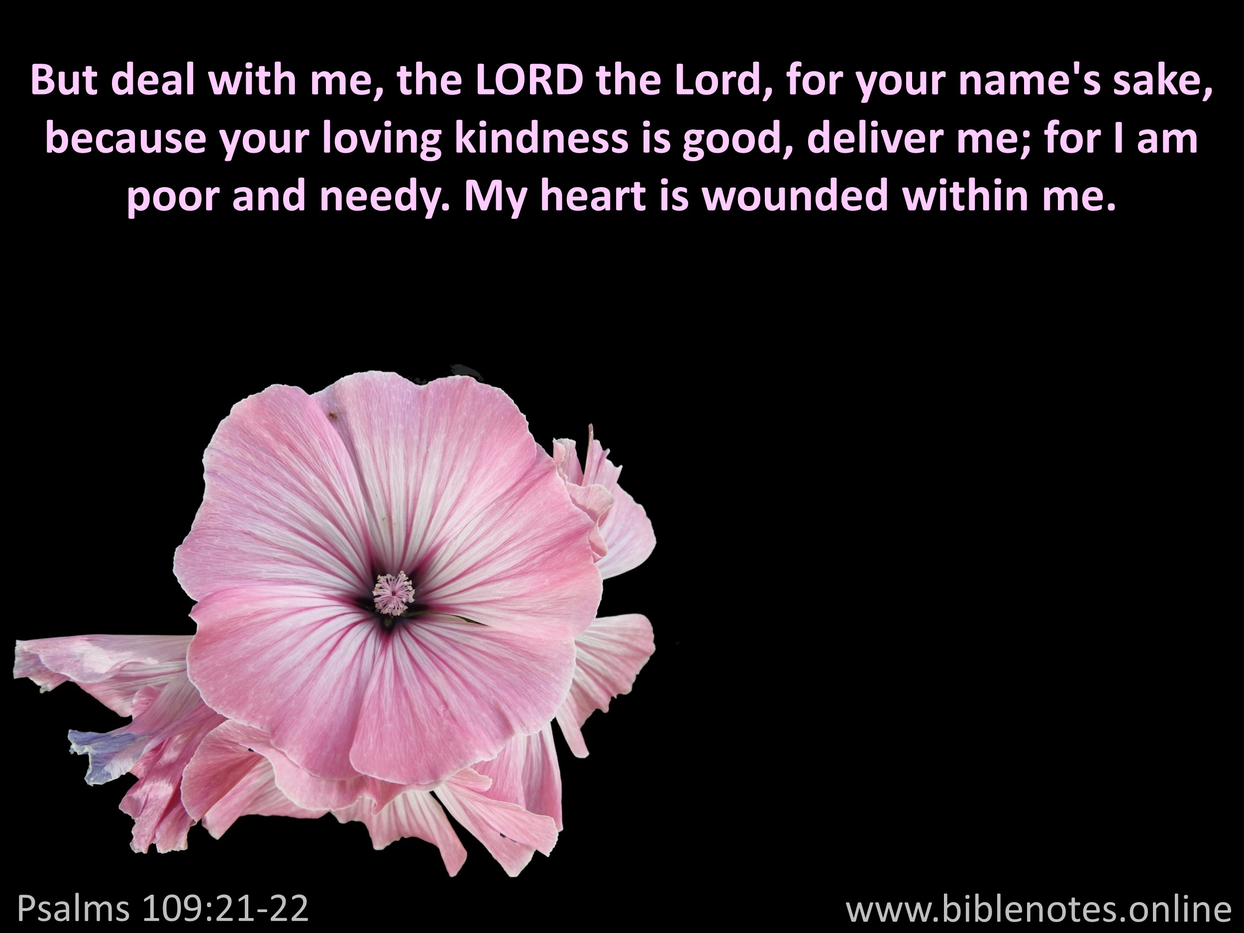 Bible Verse from Psalms Chapter 109