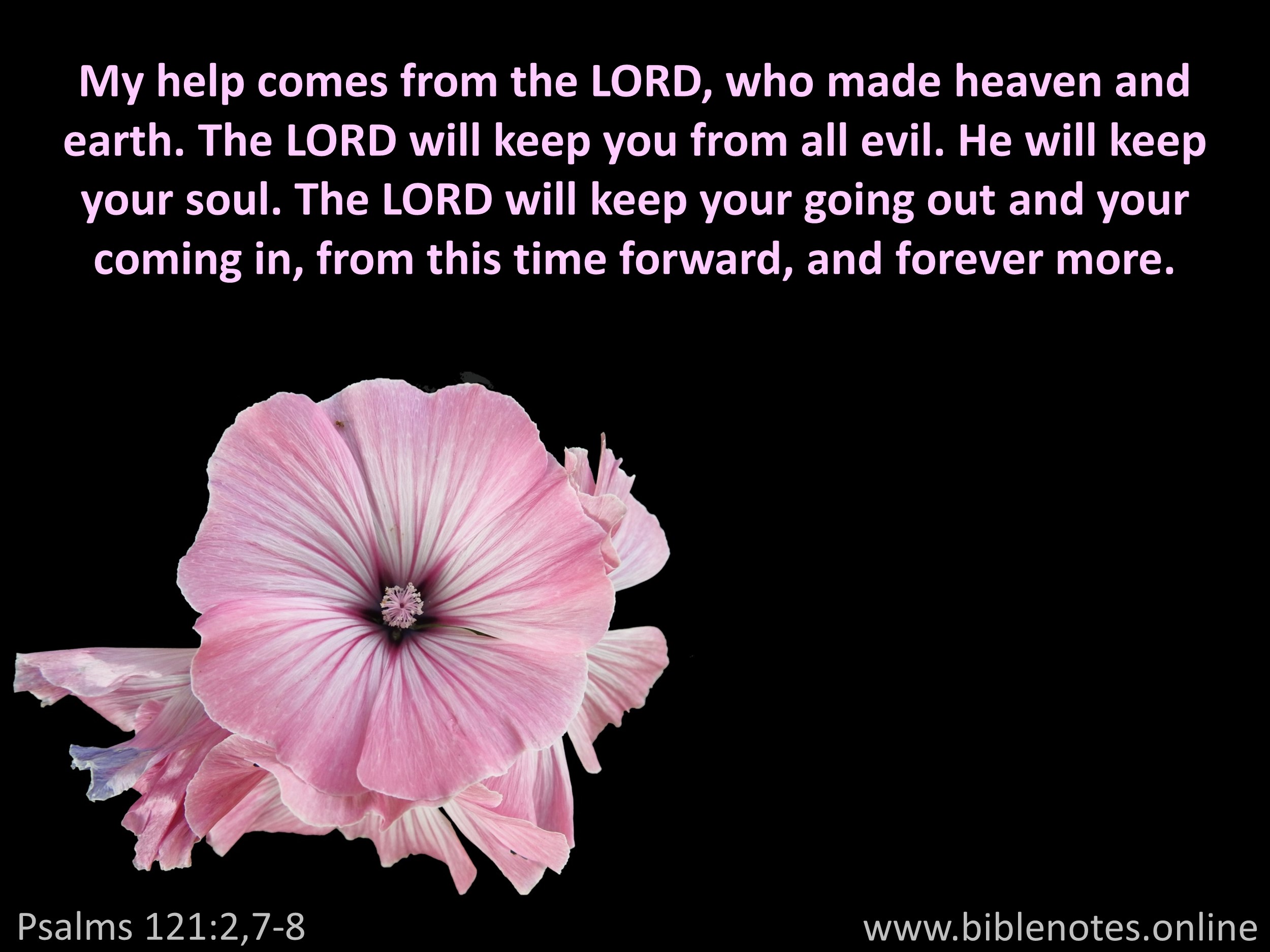 Bible Verse from Psalms Chapter 121