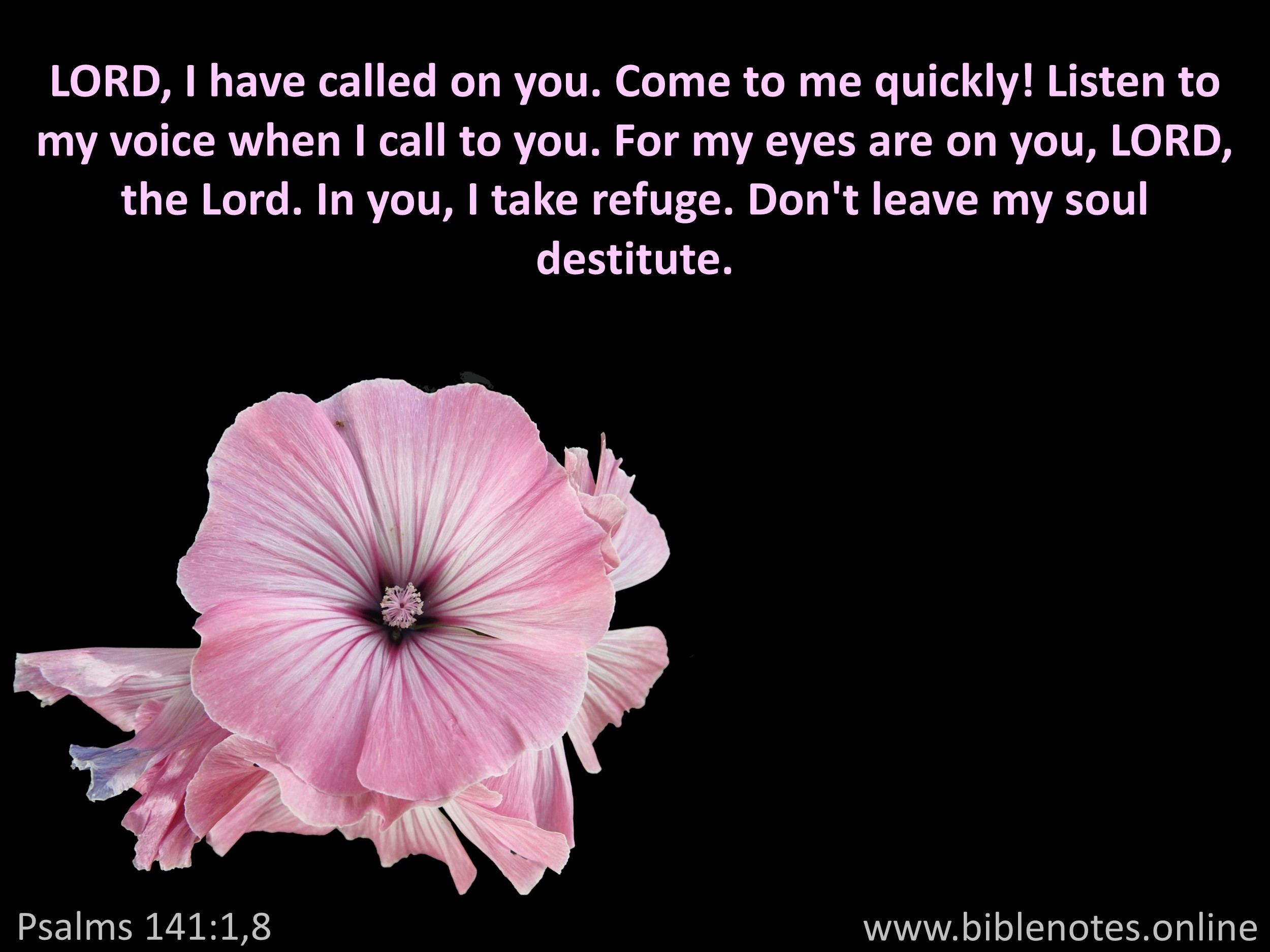 Bible Verse from Psalms Chapter 141