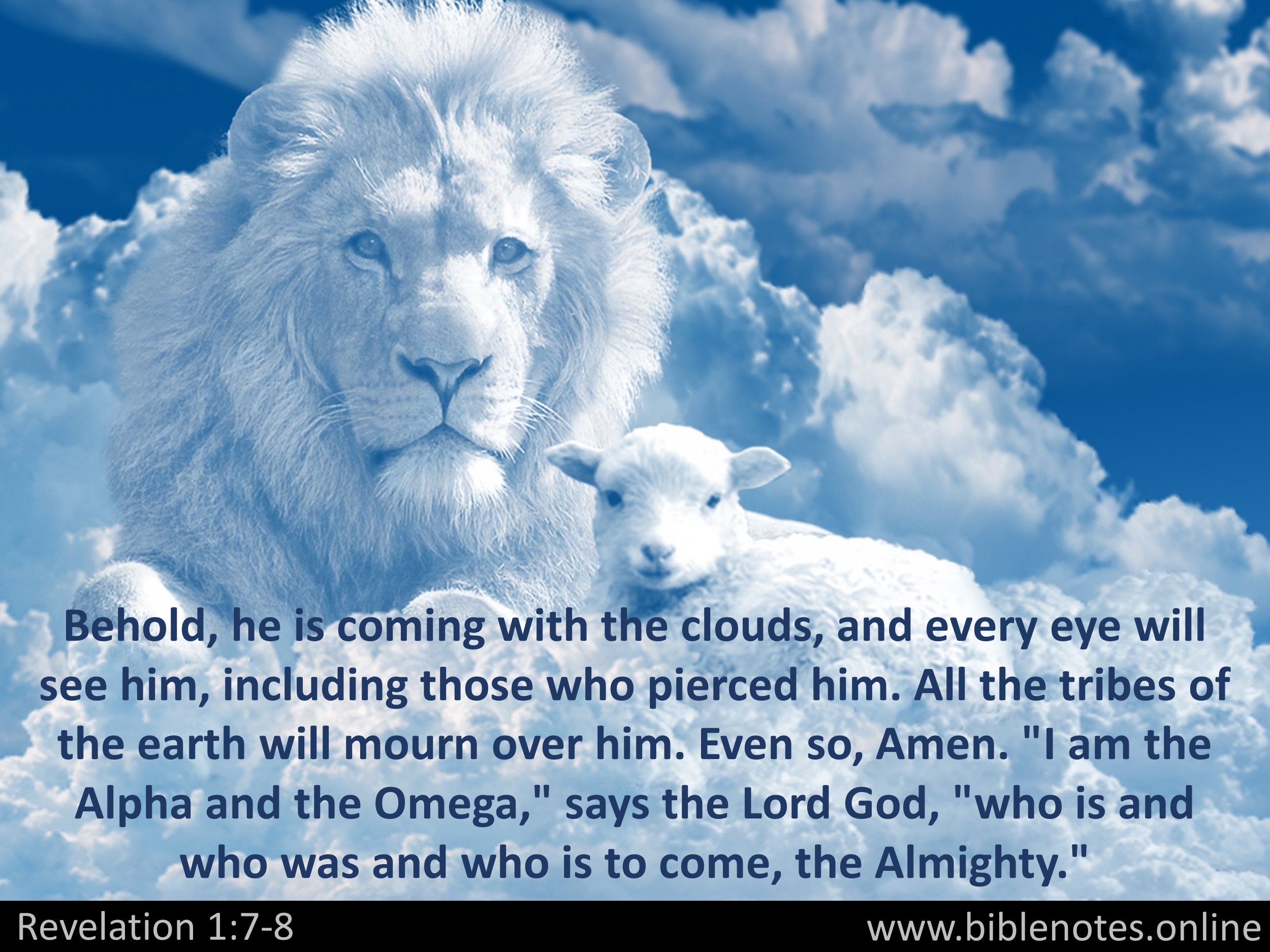 Bible Verse from Revelation Chapter 1