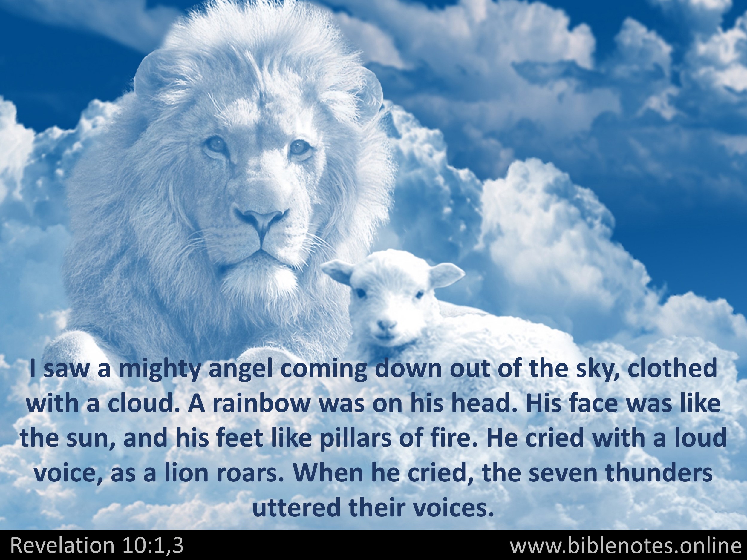 Bible Verse from Revelation Chapter 10