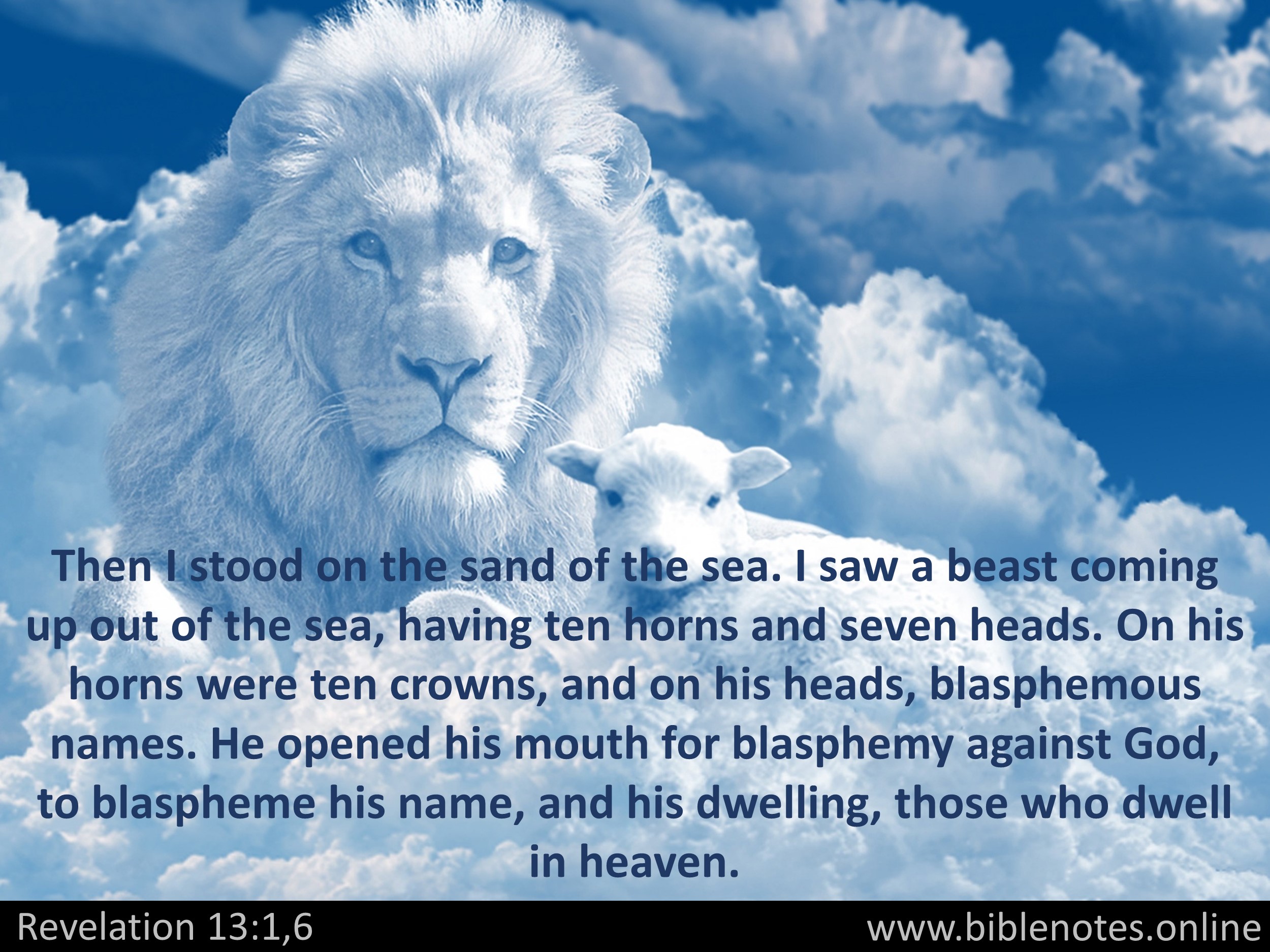 Bible Verse from Revelation Chapter 13