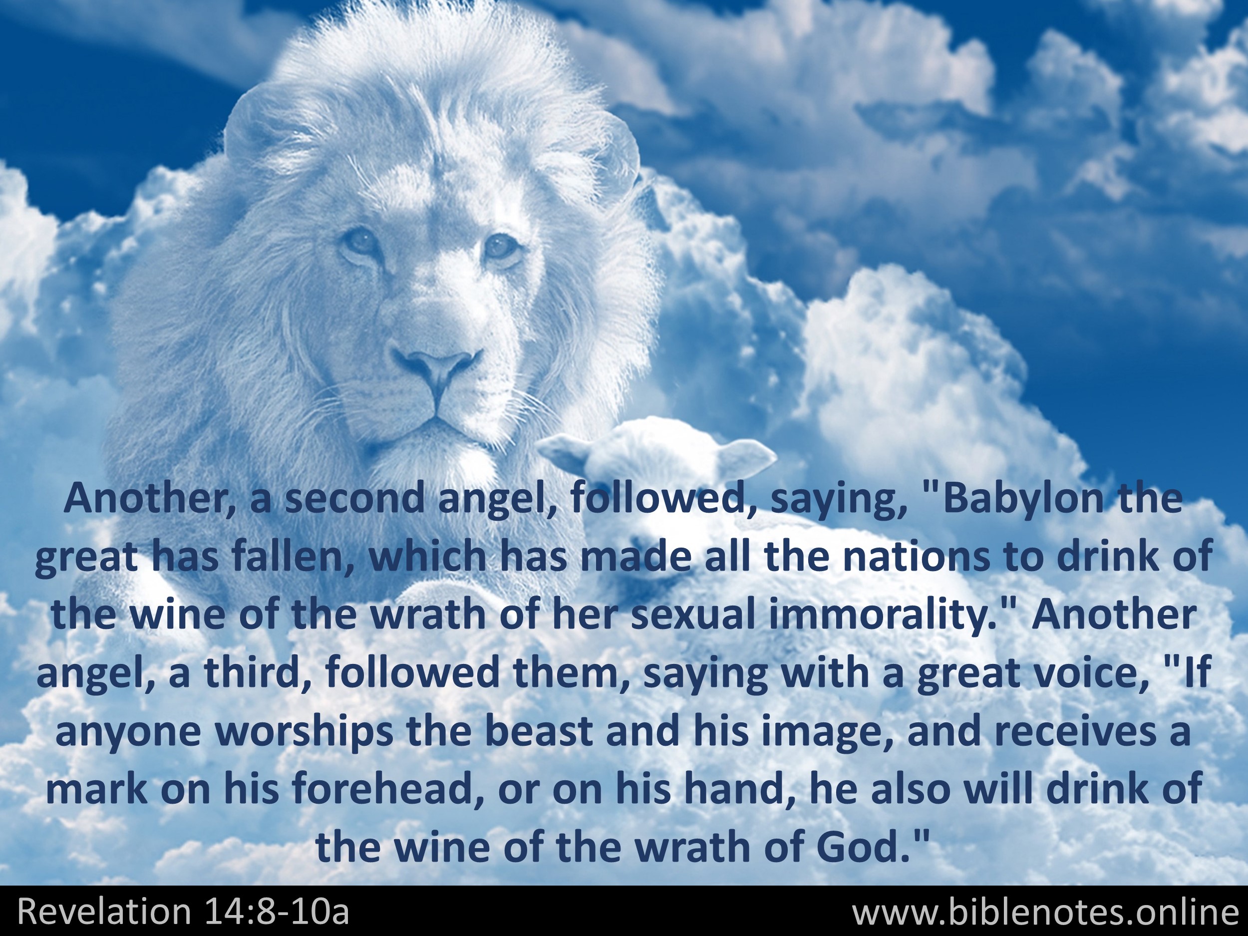 Bible Verse from Revelation Chapter 14