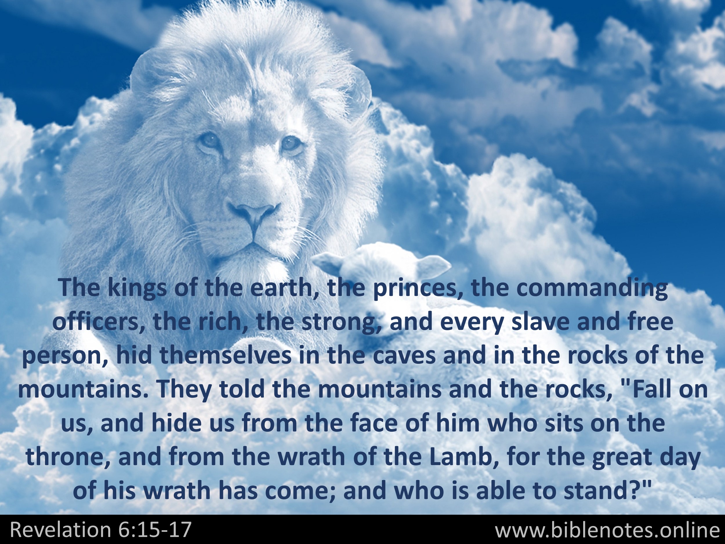Bible Verse from Revelation Chapter 6